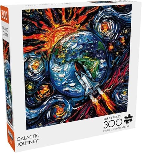 Buffalo Games - Aja Trier - Galactic Journey - Large Piece Jigsaw Puzzle for Adults - Challenging Puzzle Perfect for Game Nights - Finished Size is 21.25 x 15.00