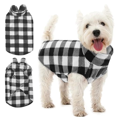 Dog Fleece Sweater Dog Pullover Vest Clothes for Small Dogs