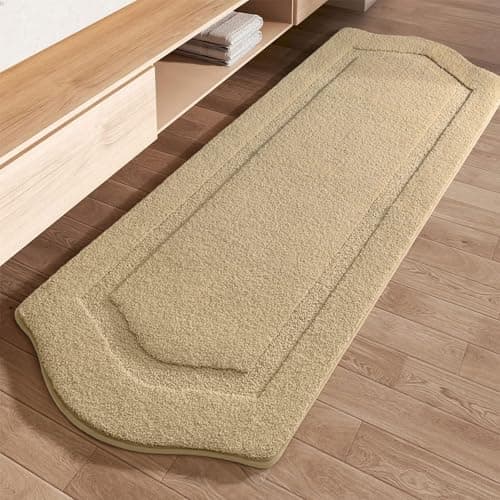 TANVILL Bathroom Runner Rug, Non Slip Washable Long Bath Mat