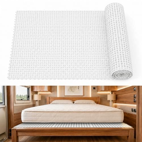 ARQRHTLY 35 Pcs White TPE RV Under Mattress Ventilation Pads, 83 x 59 Inch