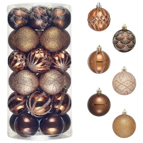Valery Madelyn 30ct Christmas Tree Decorations Ball Ornaments 2.36 Inches