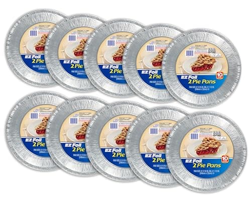 Hefty® 90810 Ez Foil® Aluminum Foilware Pie Pan, Round, Extra Large (Pack of 12)