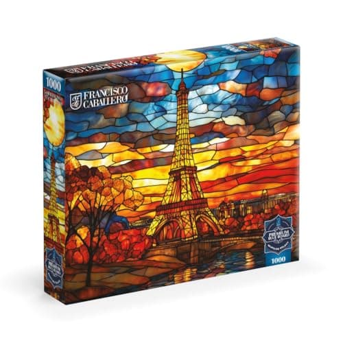 Buffalo Games - Sapphire Select - Parisian Dream - Francisco Caballero -1000 Piece Jigsaw Puzzle – Challenging & Fun – Blue Core Puzzle Board – Giftable Display Box - Full Size Poster Included