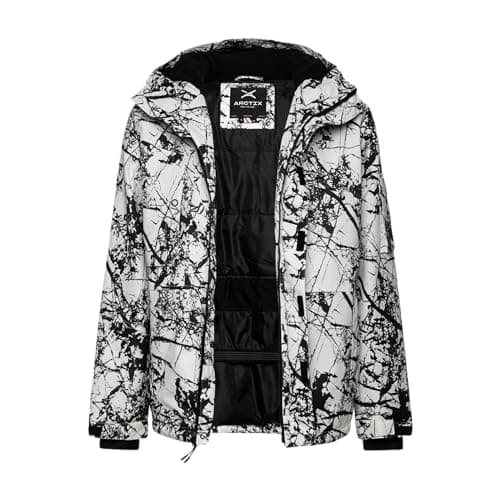 Arctix Men's Icecap Jacket, Cracked Marble White, 4X-Large