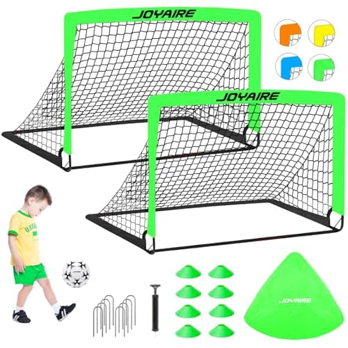 Soccer Goal for Backyard Set, Portable Kids Toddler Soccer Goal 4' x 3'