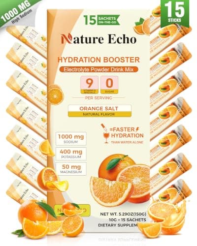 Nature Echo High Sodium Electrolyte Powder Packets