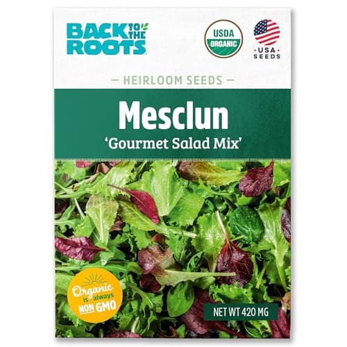 Back to The Roots 100% Organic Seed Packet - Mesclun 'Mesclun Mix' 420mg