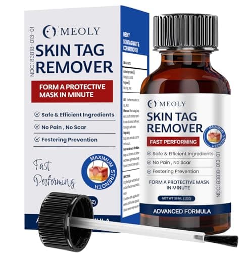 MEOLY Skin Tag Remover: Skin Tag Remover with Salicylic Acid for Men and Women 0.89 OZ