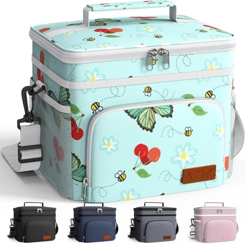 HOTOR Insulated Lunch Box Men Women Leak-Proof Cooler Lunch Bag 9L