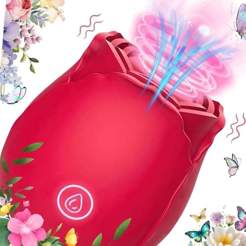 Rose Toy Clit Sucker Sex Toys Adult Toys for Women Rose Sex Toy Clit Sucker Sucking Vibrator with 10 Suction Modes Vibrater Dildo Anal Couples Female Adult Toy Dildos Vibrators10 Modes