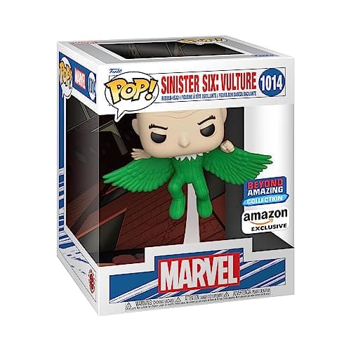 Funko Pop Deluxe Marvel: Sinister 6 - Vulture, Amazon Excusive, Figure 2 of 7 - Marvel Comics - Amazon Exclusive - Collectable Vinyl Figure - Gift Idea - Official Merchandise - Superheroes Fans