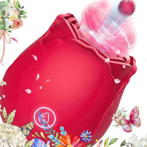 Rose Toy Clit Sucker Sex Toys Adult Toys for Women Rose Sex Toy Clit Sucker Sucking Vibrator with 10 Suction Modes Vibrater Dildo Anal Couples Female Adult Toy Dildos Vibrators DV-24