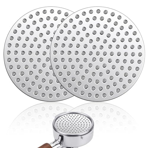 2 Pack 53mm Espresso Puck Screen, Stainless Steel Micro-Mesh Coffee Puck Screen for 54mm Portafilter Basket, Dual-Layer Reusable Metal Coffee Filter to Prevent Channeling & Keep Group Head Clean