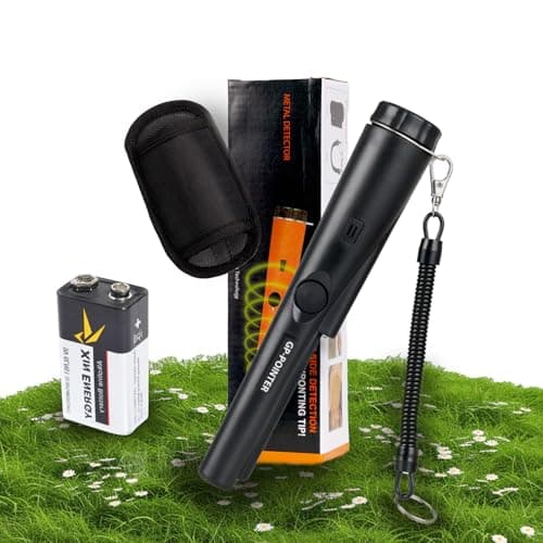 Metal Detector Pinpointer, Professional Handheld Pointer Detector for Adult & Kids Portable Treasure Pinpointing Finder Probe (Black)