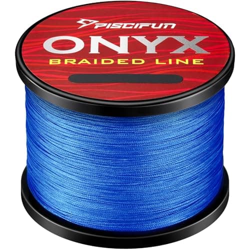 Piscifun Onyx Braided Fishing Line Advanced Superline Braid Lines 300Yd 12lb Blue