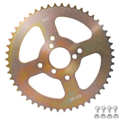 JMCHstore 50T Rear 420 Chain Sprocket for Coleman B200R B200RSV Upgrades