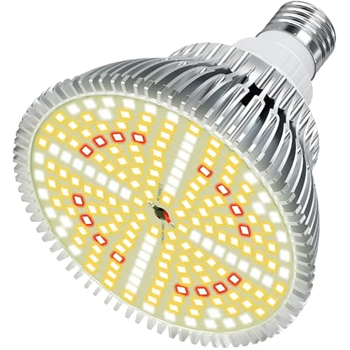 Lonwon Grow Light Bulb, Plant Light Bulb, E26 Grow Bulb Full Spectrum