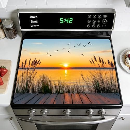 AOHMPT Stove Burner Covers Non-Slip Electric Cooktop Protector Mat (G255175)