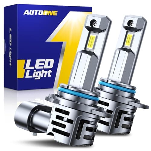 AUTOONE 9012 HIR2 Fog Bulb, 1200% Brighter 9012 Bulb, 3 Min Quick Install, No Flicker, 20 Years Lifespan
