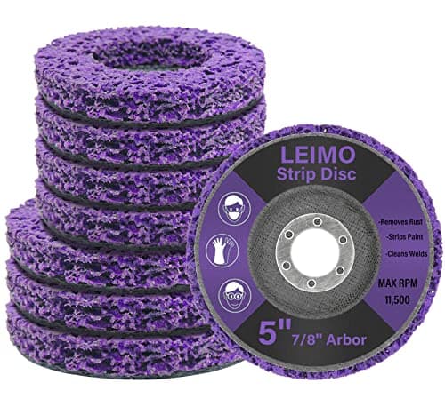 8 Pack Strip Discs Stripping Wheel for Angle Grinder,Paint Rust Remover Stripping Wheel, Paint Eater Discs for Angle Grinder (4" X 5/8'' and 5" X 7/8'')