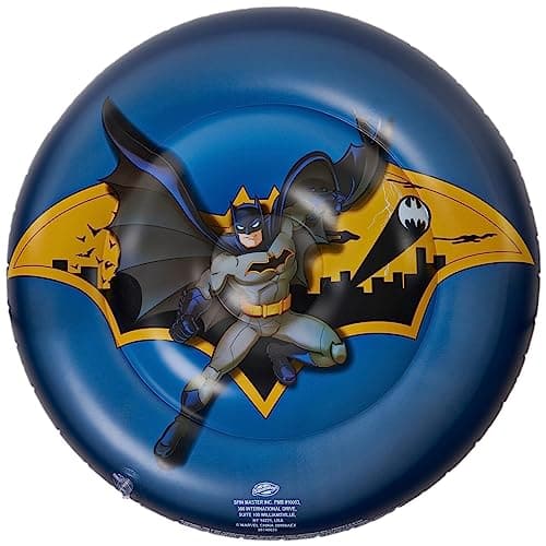 Swimways DC Batman Reversible Boat, Inflatable Pool Floats & Kids Pool Toys, Swimming Pool Accessories & Beach Essentials for Kids Aged 5 & Up