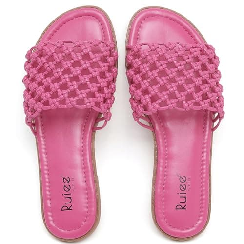 Ruiee Wide Width Flat Sandals for Women. 250774 PK 11