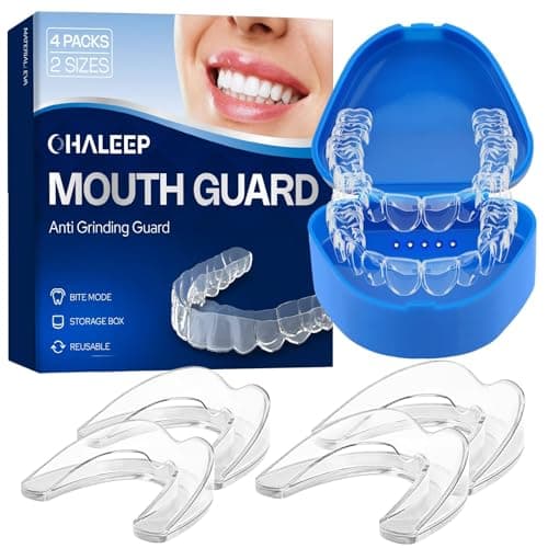 OHALEEP Anti Grinding Guard for Clenching Teeth at Night, Teeth Grinding Mouthguards for Sleeping, Mouth Guard for Grinding Teeth at Night, Night Guards for Teeth Grinding for Adults