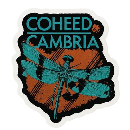 Coheed Cambria - Aesthetic Vinyl Sticker – Waterproof Quote Decal Sticker for Laptop, Water Bottle, Car, Journal, Scrapbook, Phone – Durable 4" Sticker for Teens, Adults, Kids