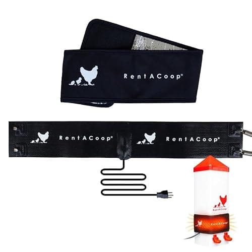 RentACoop Thermo Bucket Belt Small with Insulated Wrap - High-Performance Chicken Water Heater - Durable, Safe, and Energy-efficient; Tested to -10°F - fits RentACoop 1Gal & 2Gal High Rise Waterers
