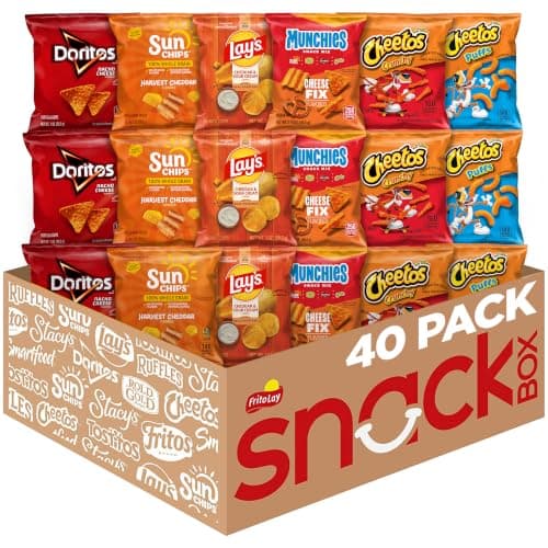 Frito Lay SPPPOA040133 Cheesy Mix Variety Pack, (Pack of 40)