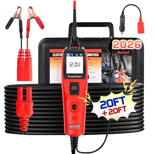 Autel PowerScan Automotive Circuit Tester, 12-24V Power Circuit Probe Tool