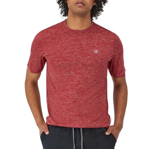 Champion Men's T-Shirt, Novelty Sport, Wicking, Anti-Odor Lightweight Men's T-Shirt