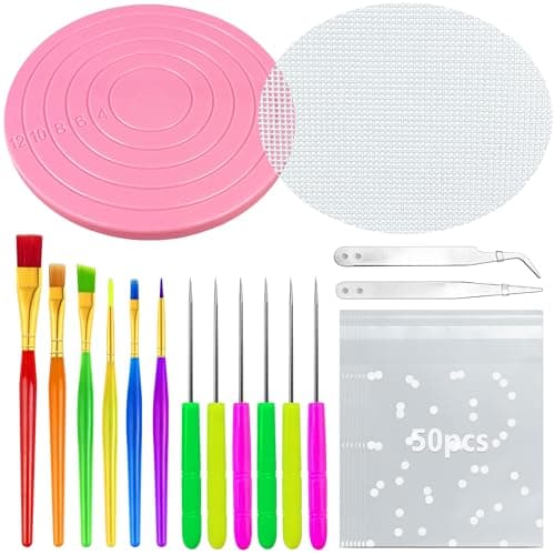67 PCS Cookie Decorating Kit Supplies Including Turntable Brushes Scribe Needle Bags for Cookie Cupcake Cake Decoration