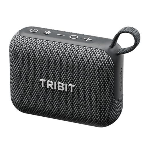 Tribit PocketGo Bluetooth Shower Speaker, IP68 Waterproof/Dustproof, Portable Speaker with 20H Playtime, Wireless, BT6.0, Supports TF Card, Electronics for Travel/Outdoors/Home