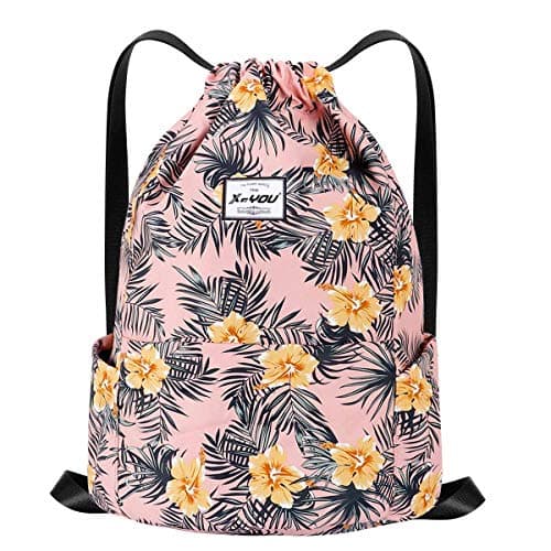 XEYOU Drawstring Backpack Bag Sport Gym Sackpack Beach Cinch Bag