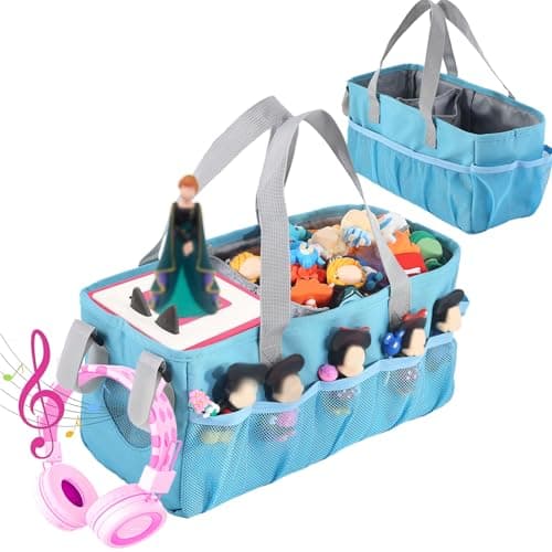 Babeezy Carrying Case for Toniebox Starter Set Hold 30+ Tonies Figures Blue