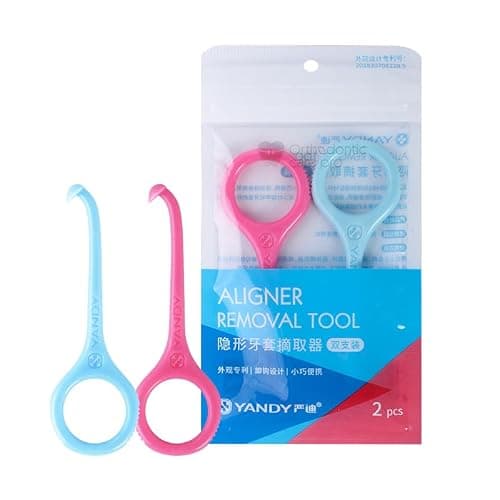 YANDY Clear Aligner Removal Tool Retainer Remover for Invisible Brace 2 pcs