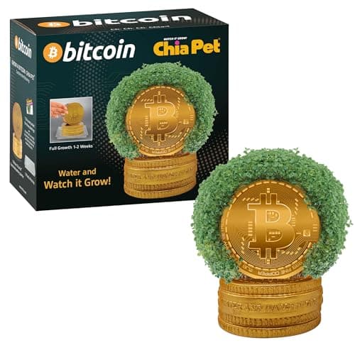 Chia Pet Bitcoin Terracotta Planter with Seed Pack