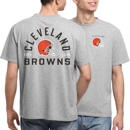Junk Food NFL - Cleveland Browns Classic Arched Adult SS T-Shirt