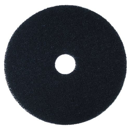 3M Black Stripper Pad 7200, 20" Floor Care Pad