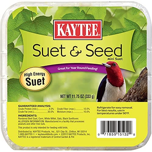 Kaytee Suet & Seed High Energy Suet 11.75 Ounces
