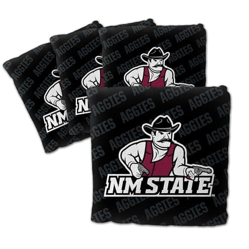 YouTheFan NCAA New Mexico State Aggies Set of 4 Cornhole Bags