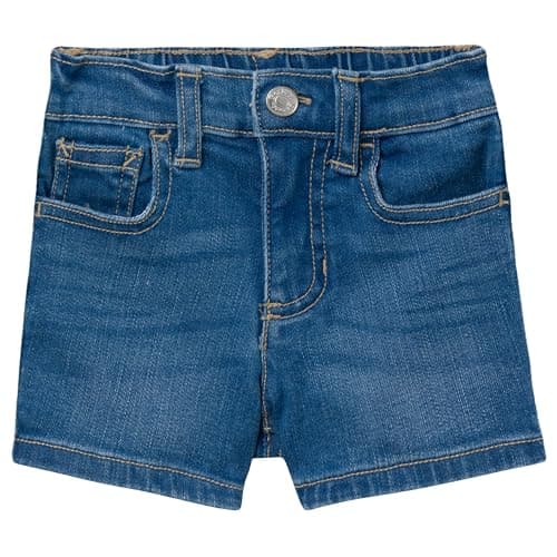 Gerber Toddler Unisex Denim Shorts, Light Blue Denim Wash, 18 Months