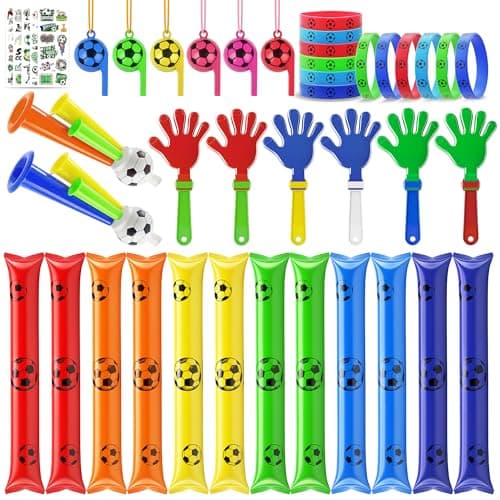 Soccer Party Favors Soccer Fan Support Accessories Kit Cheering Supplies
