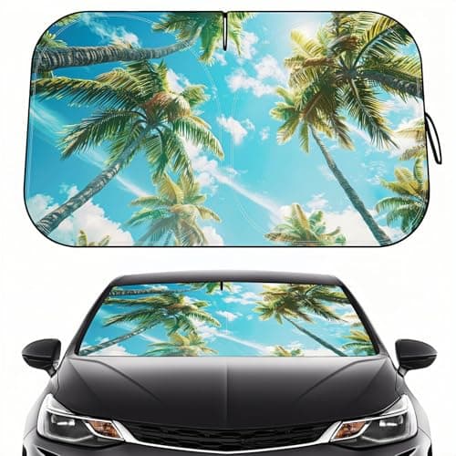 Avisky Windshield Sun Shade for Car, Car Windshield Sunshade Block UV Rays