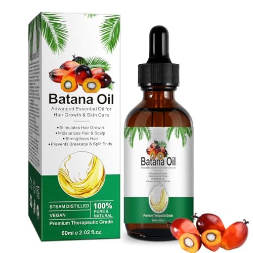 100% Pure Batana Oil for Hair Growth - Moisturizes Hair & Scalp - Raw Batana from Honduras - Advanced Essential Batana Oil - Preimum Therapeutic Grade - 2 Fl.Oz