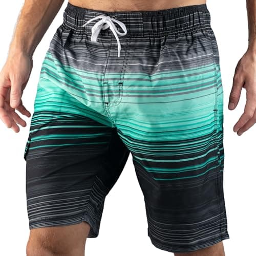 Kanu Surf 9” Infinite Men's Swim Trunks – UPF 50+ Quick-Dry Swimming Trunks for Men with Pockets & Mesh Lining (X-Large)