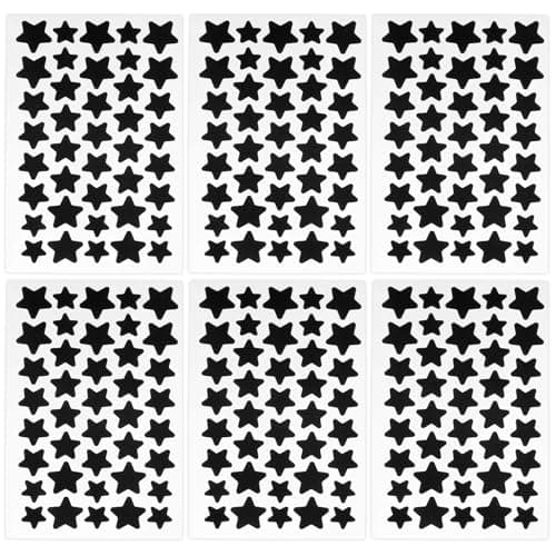 LXUEJIE 240 Counts Black Star Pimple Patches for Face, Cute Hydrocolloid Star Acne Patches Sticky Spot Stickers Pad Covering Peel Invisible Acne Absorbing Cover Patch