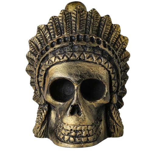 Deekec Screaming Aztec Death Whistle - War Coppery Retro Design - 126+ Decibels Extremely Loud Human Scream - Screaming Aztec War Whistle - Halloween Decorations Gifts