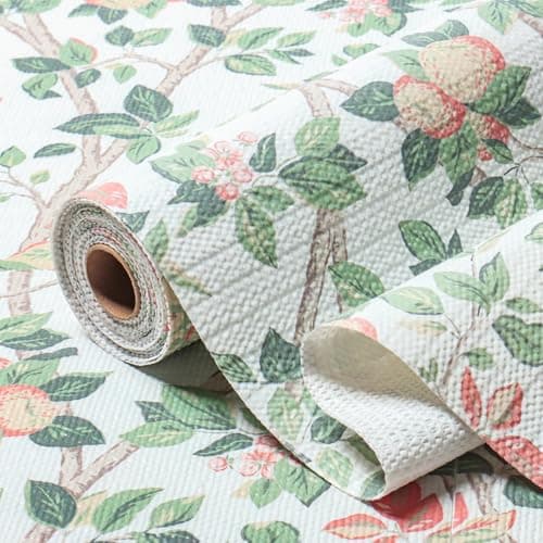 Terravue Shelf Liner for Kitchen Cabinets Non-Adhesive Drawer Liners Non Slip Cupboard Liner Strong Grip Waterproof Cabinet Liners Easy to Clean Dresser Table Kitchen Shelves Paper 12IN x 10FT